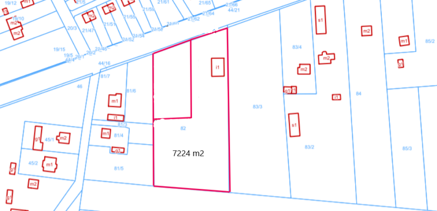 Działka inwestycyjna w Kozerkach