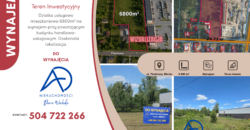 Działka usługowa do wynajęcia w Błoniu
