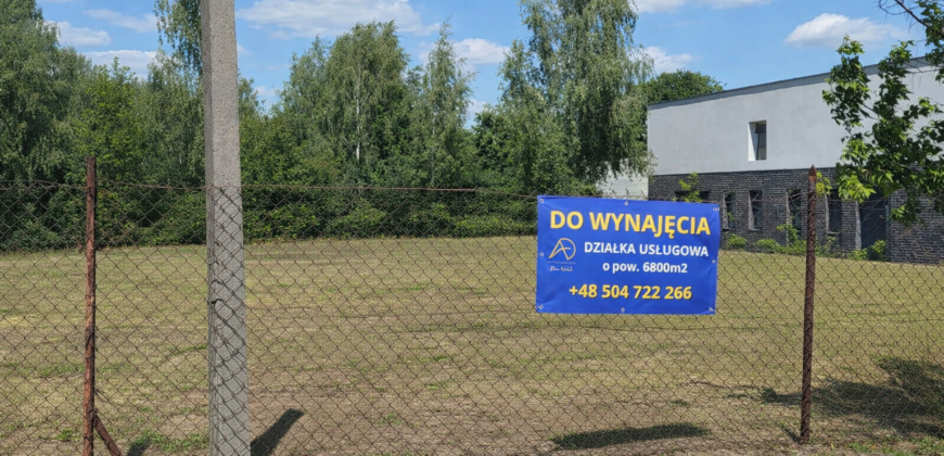 Działka usługowa do wynajęcia w Błoniu