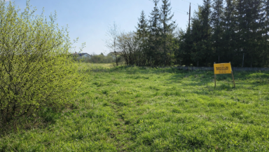 Działka przy lesie w Lesznie