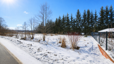 Działka przy lesie w Lesznie