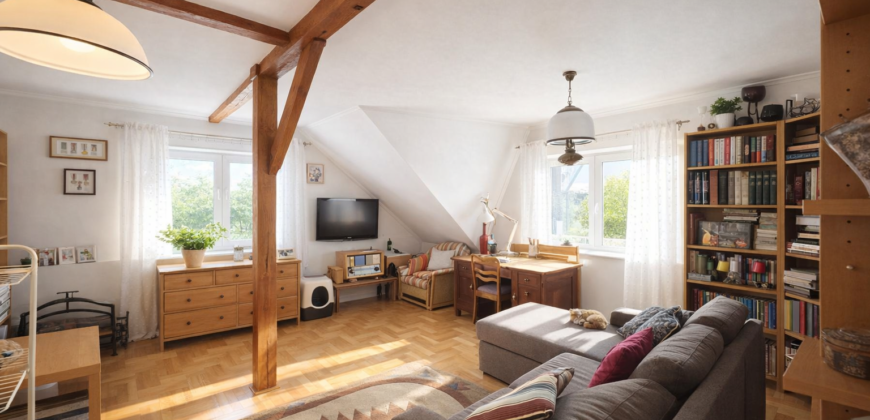 Działka inwestycyjna z dużym domem w Błoniu